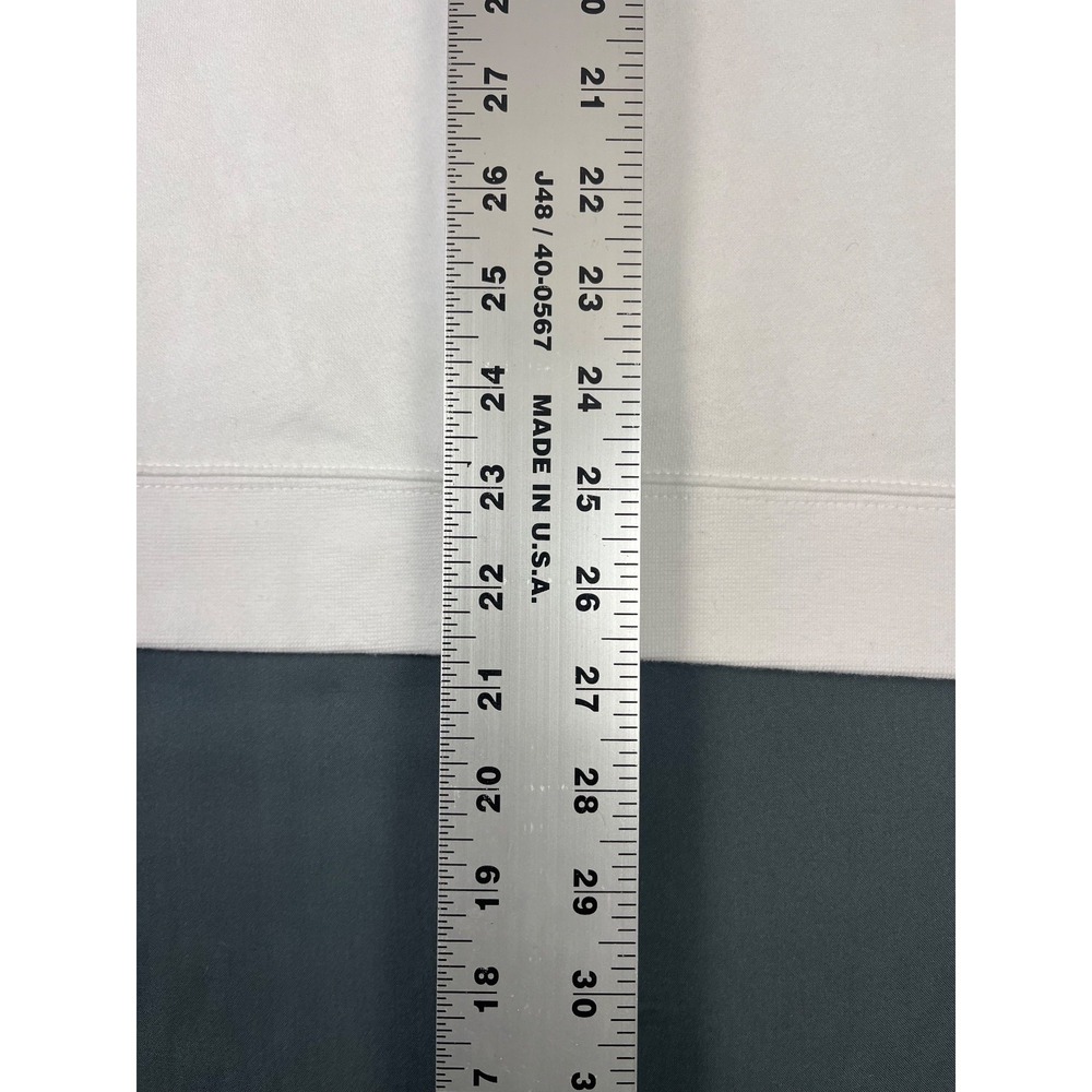 Nike Just Do It Sweatshirt Mens L White Box Logo Crew Neck Long Sleeve Pullover - Picture 5 of 9